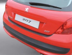 STOßSTANGE KRATZSCHUTZ HINTEN in SCHWARZ für PEUGEOT 207 3/5DR HECKKLAPPE 3.06> RBP292 - Bild 1 von 3