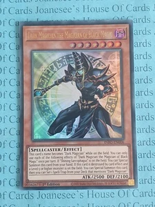 INFO-EN006 Dark Magician the Magician of Black Magic Yu-Gi-Oh Card 1st Edit New - Picture 1 of 3
