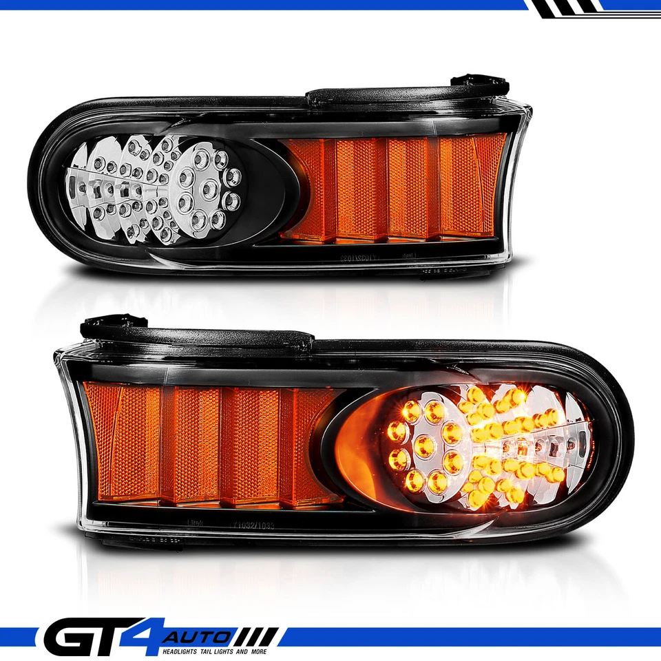 Пара черных светодиодных сменных угловых сигнальных фар для Toyota FJ Cruiser 2007-2014 годов выпуска - Изображение 1 из 4