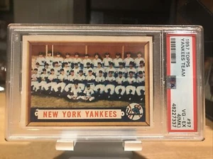 1957 Topps 🔥Yankees Team #97-PSA 4 Mk - Picture 1 of 3