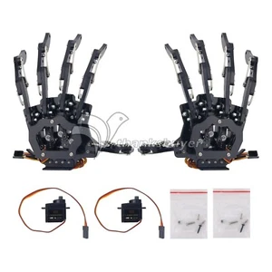 Robot Mechanical Claw Clamper Gripper Arm Five Fingers Right+Left Hand Assembled - Bild 1 von 7