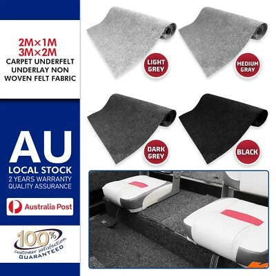 Colorfast Underfelt Carpet Anti-Stain Soundproofing For Auto Boot Trunk Lining - image 1 of 4