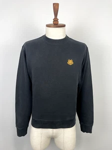KENZO Black Embroidered Logo Casual Cotton Crew Neck Men's Sweatshirt Sz XS/S - Picture 1 of 18