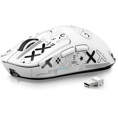 ATTACK SHARK X3 49g SUPERLIGHT 26K DPI Maus BT/2.4G Wireless/Kabelgebundene Maus - Bild 1 von 4
