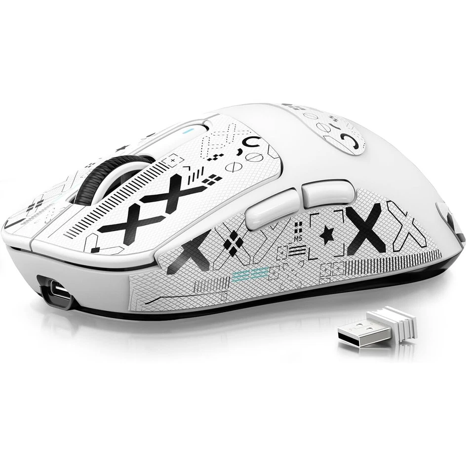 ATTACK SHARK X3 49g SUPERLIGHT 26K DPI Maus BT/2.4G Wireless/Kabelgebundene Maus - Bild 1 von 4
