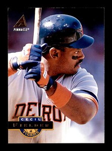 1994 Pinnacle #10 Cecil Fielder Detroit Tigers HOF