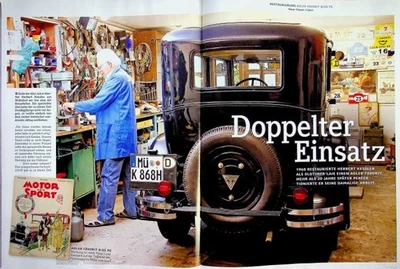 Motor Klassik 11/2011 Adler Favorit 8/35 mit 35PS Restaurierung - ein interessan - Bild 1 von 2