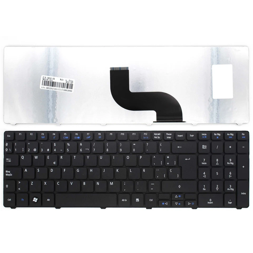 Tastatur Für Laptop Gateway / Acer NSK-AUF0S PK130PI2B18 9Z.N3M82.F0S - Bild 1 von 1