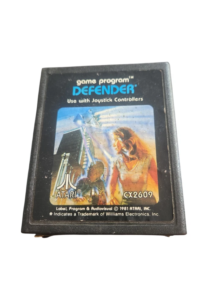  Atari 2600 Defender CX2609 游戏盒 1981  — 第 1/4 张图片
