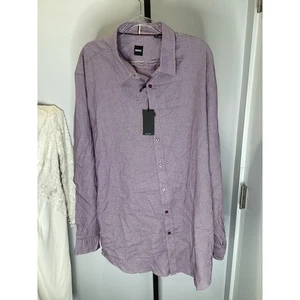 HUGO BOSS Herren XXL Slim Fit Stretch Hemd - S-Liam-Kent-C1-BT Easy Iron - Neu - Bild 1 von 5