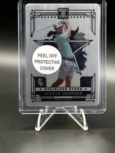 2024 PANINI IMPECCABLE LIV GOLF HUDSON SWAFFORD STAINLESS STARS RC /54 SP - Picture 1 of 2