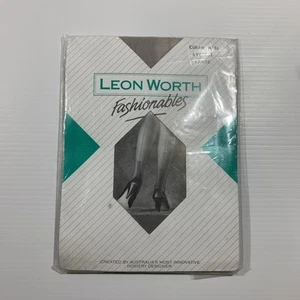 Vintage Leon Worth Fashionables Cuban Heel Pantyhose Everest Large - Picture 1 of 9