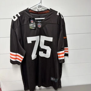 Nike Cleveland Browns Joel Bitonio #75 Herren XXL Braun Offizielles NFL Game Trikot - Bild 1 von 10