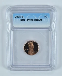 2005-S Lincoln Memorial Cent PR70 DCAM ICG *0990 - Picture 1 of 5