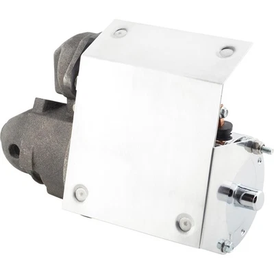 Protetor térmico de alumínio polido, compatível com Chevy Starter - Imagem 1 de 4