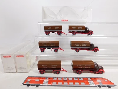 3X H0 1:87 855 02 32 Camion Magirus S 7500 B. Weber Mint Box #CY735-0,5 - Immagine 1 di 4