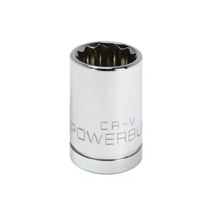 Powerbuilt 1/2 Inch Drive x 17 MM 12 Point Shallow Socket - 642015 - Picture 1 of 5