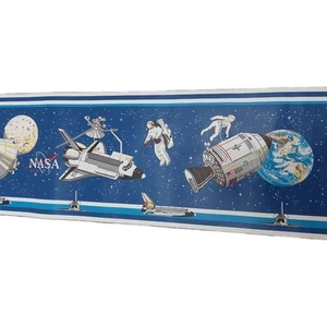 Selbstklebende NASA Blau Tapeten Bordüre Multi 70208 - Bild 1 von 2