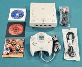 Dreamcast Region Free NEW battery & fuse🔥 ALL NEW CAPACITORS!🕹 with GAMES!