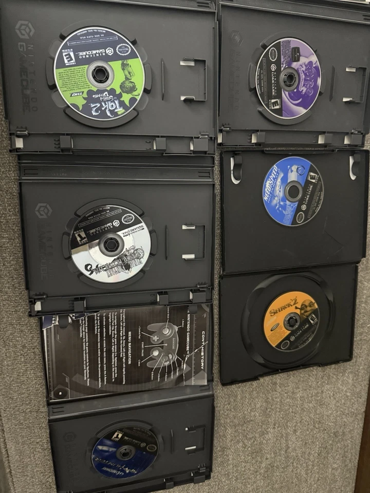 GameCube Games Lot-Spyro,Need For Speed, Shrek2, Spy Hunter, Final Fantasy,Tak2 - Image 1 of 3