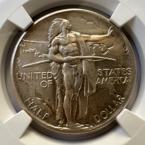 Moneda de plata 1/2 dólar 1926 medio dólar EE. UU. Oregon Trail NGC MS63 (1086) - Imagen 1 de 4
