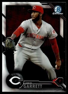 2016 Bowman Draft Picks & Prospects Chrome Amir Garrett Cincinnati Reds #BDC-131 - Image 1 of 2