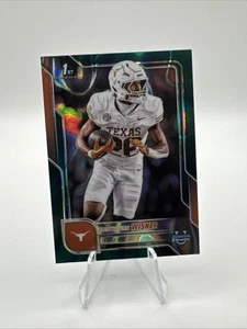 Quintrevion Wisner 2025 1st Bowman Chrome U Teal Lava Refractor #169 Texas - Bild 1 von 2