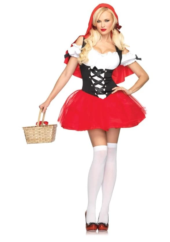 Sexy Red Riding Hood Tutu Dress Costume Adult - Image 1 of 1