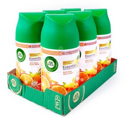 (18 EUR/l) 6x250ml AirWick Freshmatic Raumspray Lufterfrischer Anti Tabak - Bild 1 von 2