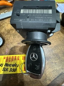 03-08 Mercedes E350 SLK350 CLS500 Ignition Switch Module w/ Key 2115452308 OEM - Picture 1 of 13