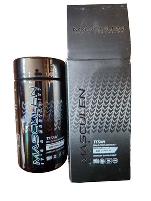 Masculen Titan suplemento de mejora para hombres, 60 cápsulas, CAD: 2027 Foto 1 de 4