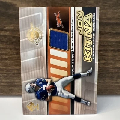 2001 Pacific Private Stock - Game-Worn Gear #32 Jon Kitna (MEM) - Image 1 of 2