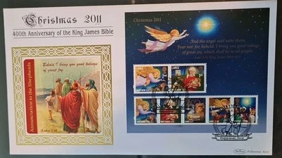GB - 2011 -"Christmas - Nativity"-Benham BLCS 522 - Ltd Ed FDC-Shepherdswell SHS - Image 1 of 3
