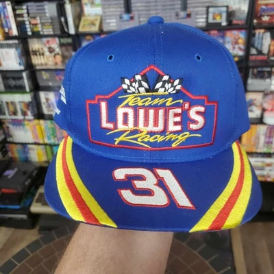 Sombrero de colección Team Lowe’s Racing #31 NASCAR Snapback Mike Skinner Chase auténtico Foto 1 de 4
