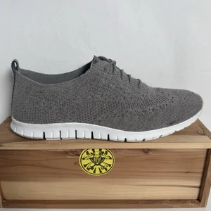 Cole Haan Zerogrand Stitchlite Oxford Grand OS Grey Knit Shoes Women’s Size 9.5 - Picture 1 of 9