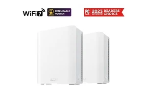 NEW ASUS ZenWiFi BT6 Tri-band WiFi 7 Mesh, 9.4 Gbps, 5800 SqFT 2.5G WAN - 2 PACK - Picture 1 of 11