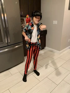 Kinder Ace Ventura: Tierdetektiv Halloween Kostüm - inklusive Perücke ohne Shirt - Bild 1 von 8