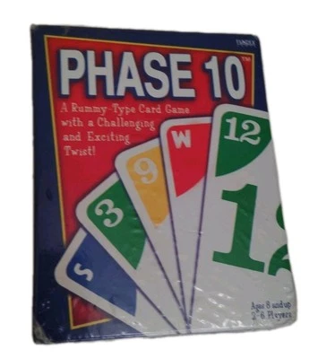New Phase 10 by Fundex Card Game Sealed in Box 2-6 players Ages 8+ Good gift   - Image 1 of 4