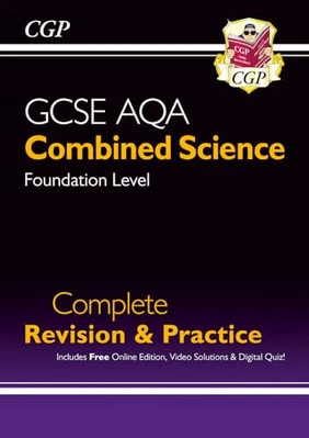 New GCSE Combined Science AQA Foundation Complete Revision & Pra... by CGP Books - Image 1 of 2