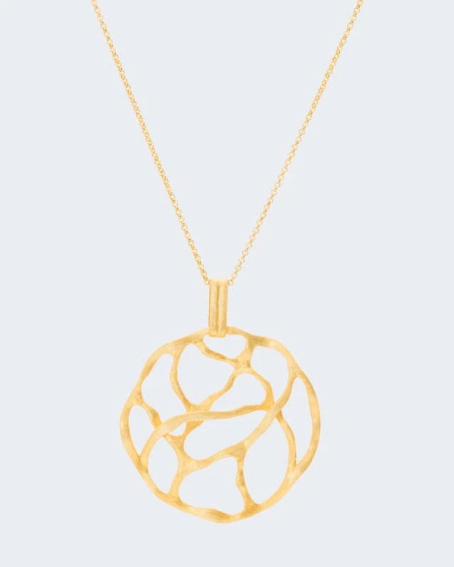 Set: Anhänger mit Kette gelbvergoldet X51 - Bild 1 von 1