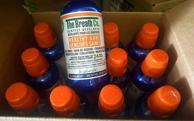 TheraBreath Healthy Gums Oral Rinse Clean Mint 16 oz 12 pack check BB! - Image 1 of 4
