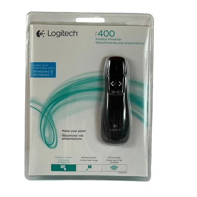 Logitech R 400 Wireless Presenter Laser Pointer Remote - Image 1 of 4