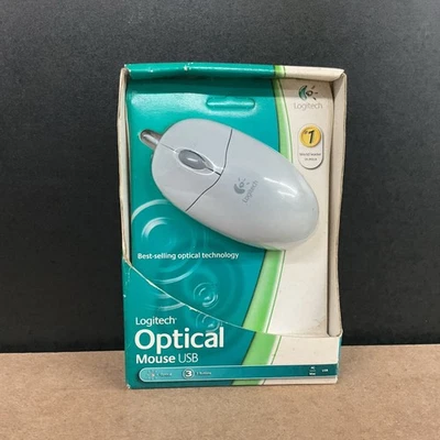 Logitech Optical USB Mouse IBM Mac ( 931222-0403 ) - Image 1 of 4