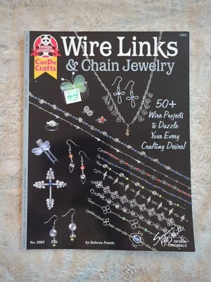 Vtg Rare Design Originals Wire Links & Chain Jewelry 2000 booklet 3303 - Image 1 of 3
