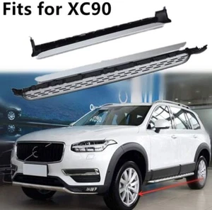 2Pcs Fit for Volvo XC90 XC 90 2016-2023 Fixed Running Board Side Steps Nerf Bar - Bild 1 von 7