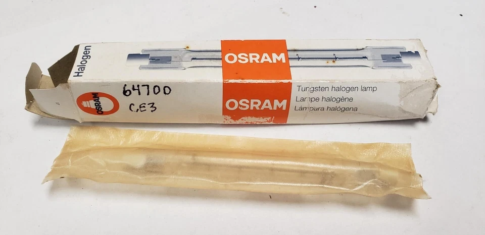 Lámpara de luz halógena 64700 CE3 500W 120V NUEVA/ANTIGUA STOCK. Foto 1 de 1