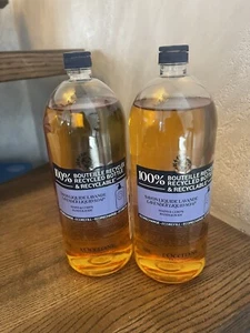 2 L’occitane Lavender Liquid Soaps Refills 500ml Each, New - Picture 1 of 3