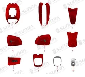 SFM / Sachs Seitenverkleidung hinten links schwarz P491055 SAXXX E-Bee 20 - Picture 1 of 1