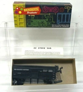 ROUNDHOUSE S-361 Rio Grande Western 36' Stock Car Partially Built Kit ~HO Scale - Picture 1 of 3