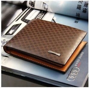 Luxury High Quality Wallet Mens Soft Leather Bifold ID Credit Card Holder Gift